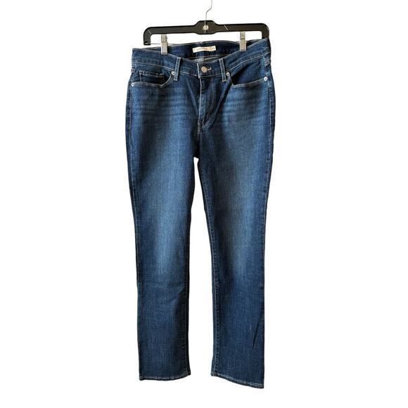 Levi's Classic Straight Denim Jean, Women's Size 8M W 29/ L 30 Dark Wash - Picture 1 of 6